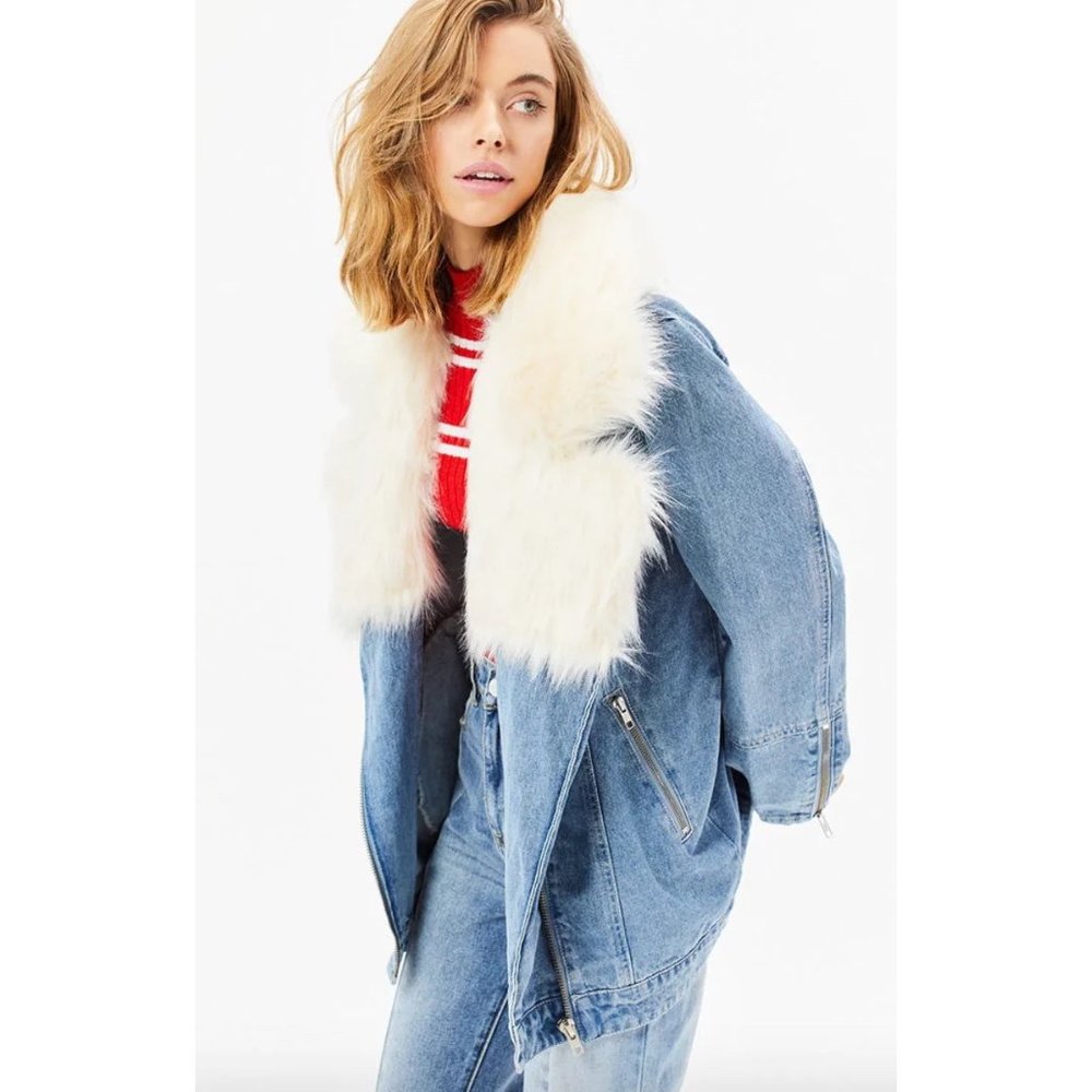 Yetti Denim Biker Jacket